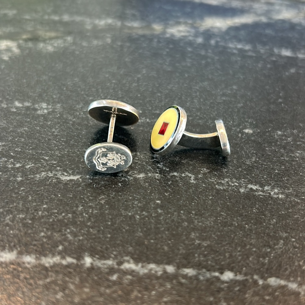 Robert Talbott Sterling Cufflinks - image 2